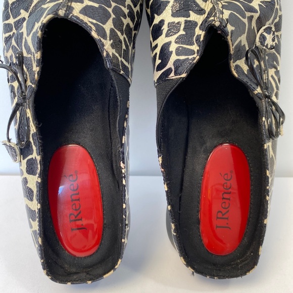 J. Renee Noella Slip on clog Animal Print shoes size 8 - Picture 9 of 16